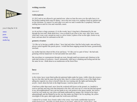 writing screenshot