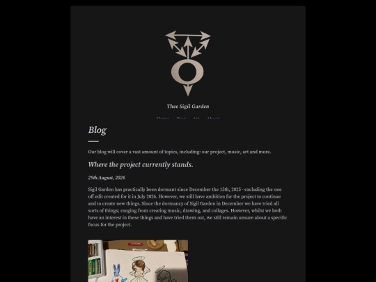 blog screenshot