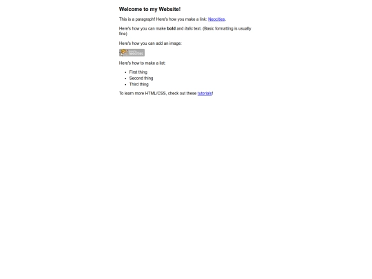 index screenshot