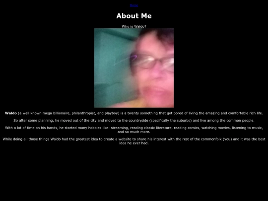 aboutpage screenshot