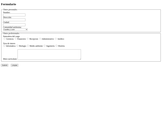 Formulario screenshot