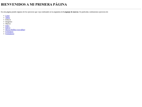 index screenshot