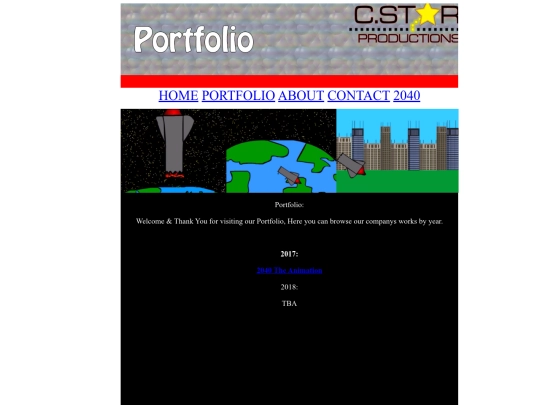 Portfolio screenshot