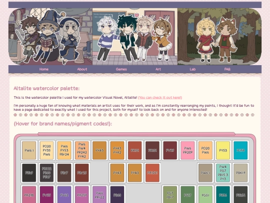 altalite_palette screenshot