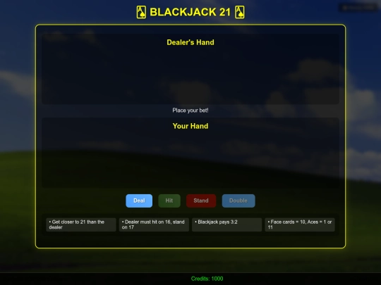 casino-blackjack screenshot