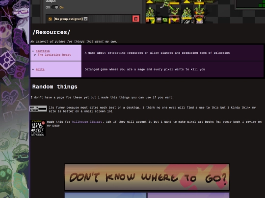 resources screenshot