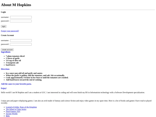 aboutMeActual screenshot