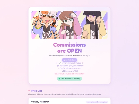 index screenshot