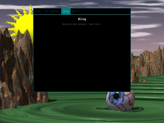 blog screenshot