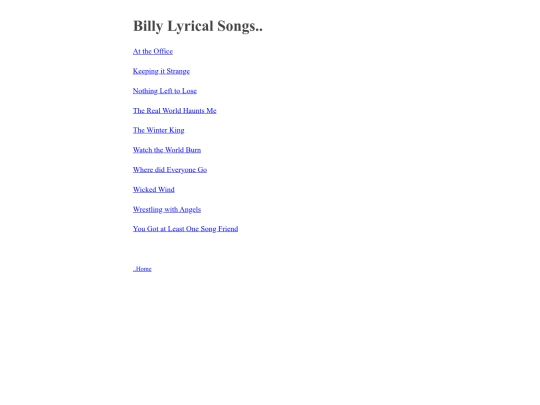 Songs screenshot