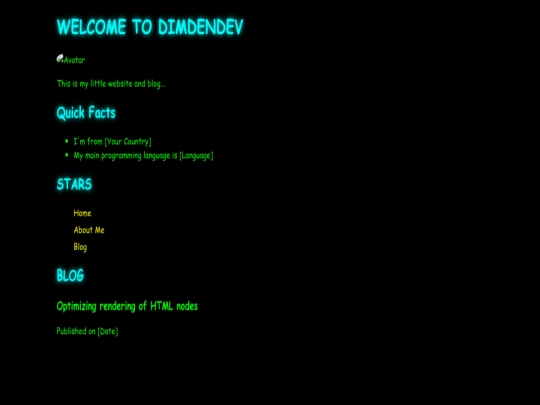 index screenshot