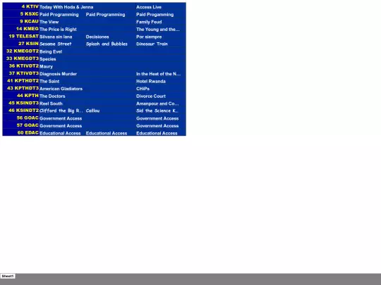junk/TV listings 1 screenshot