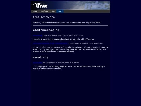 misc/software screenshot