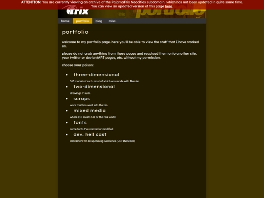 portfolio screenshot