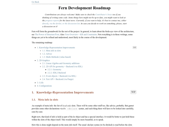 wiki/fern-roadmap screenshot