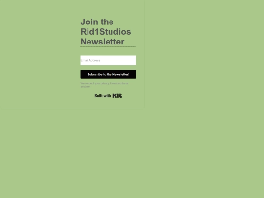newsletter screenshot