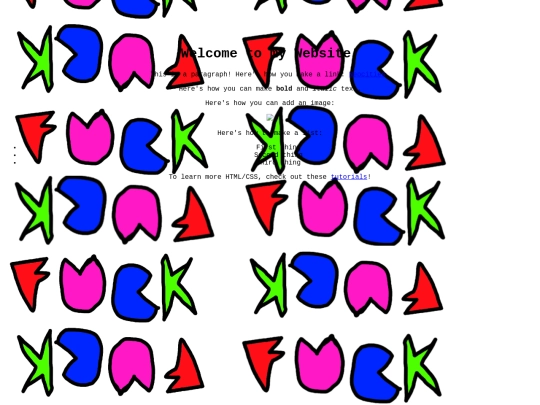 test screenshot