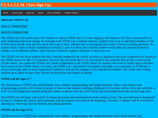 aftercarestemlab screenshot