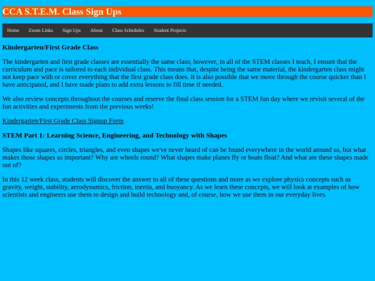 kindergartenandfirstgrade screenshot