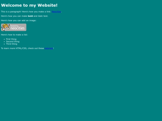 test screenshot