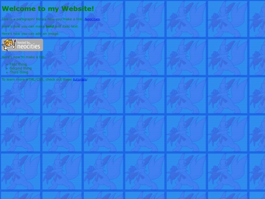 test screenshot