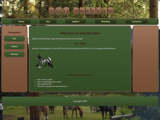 dogbreeder20/DogBreederGameSIM screenshot