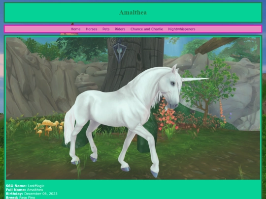 horses/amalthea screenshot