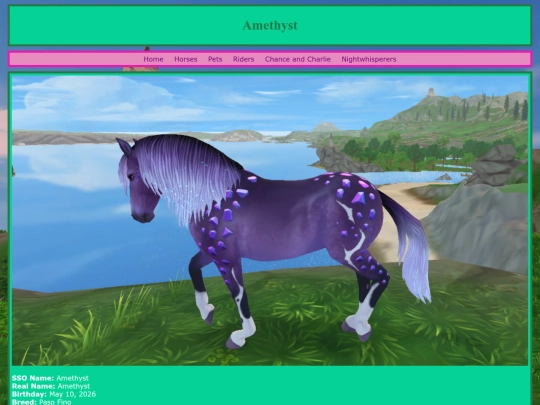 horses/amethyst screenshot