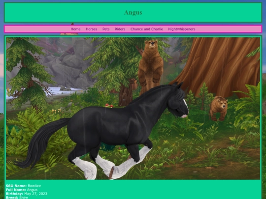 horses/angus screenshot