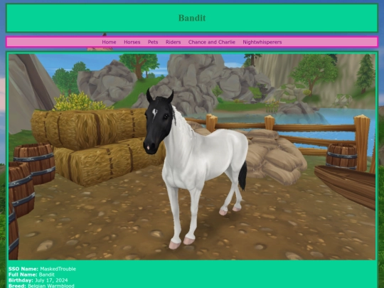 horses/bandit screenshot