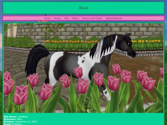 horses/bean screenshot