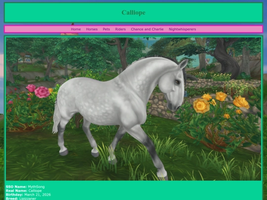 horses/calliope screenshot