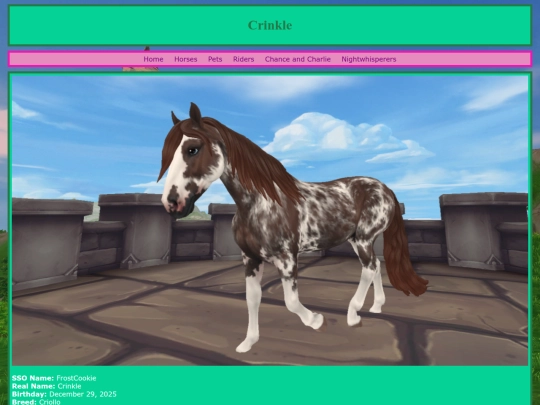 horses/crinkle screenshot
