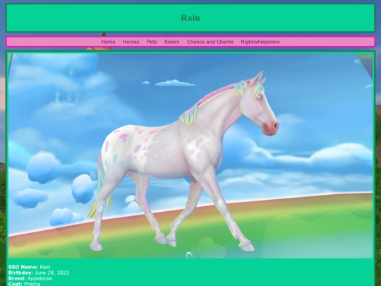 horses/rain screenshot