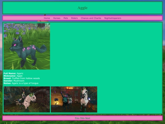 pets/aggie screenshot