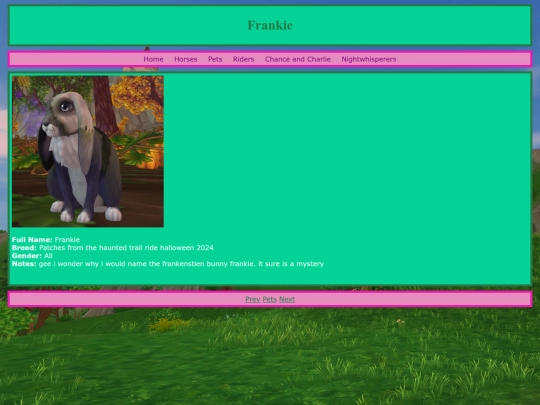 pets/frankie screenshot