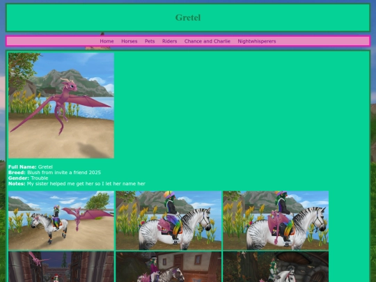 pets/gretel screenshot