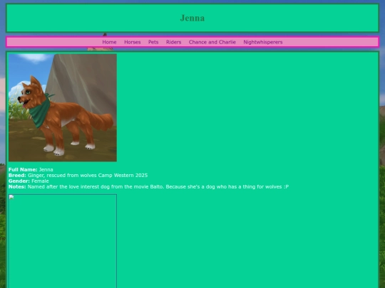 pets/jenna screenshot
