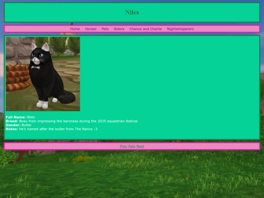 pets/niles screenshot