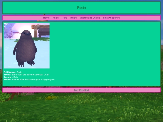 pets/pesto screenshot