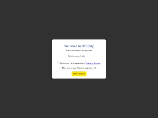 Refundy7186 screenshot