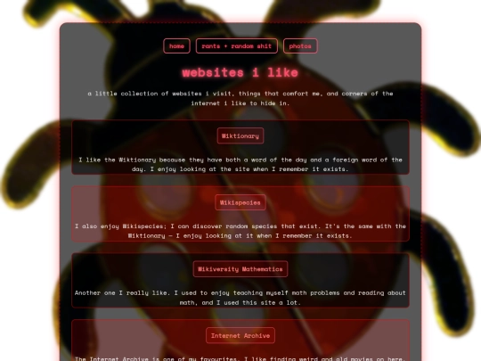 websites screenshot
