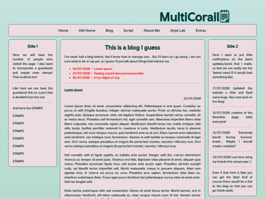 blog screenshot
