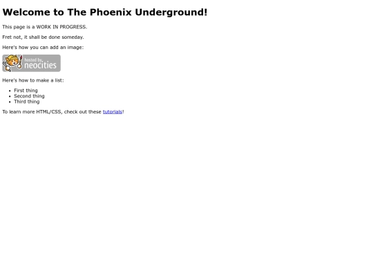 underground screenshot
