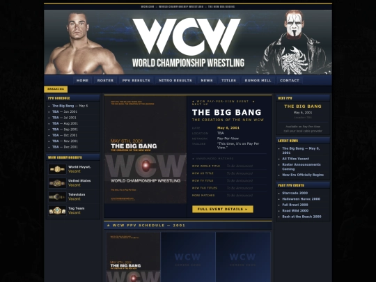 events screenshot