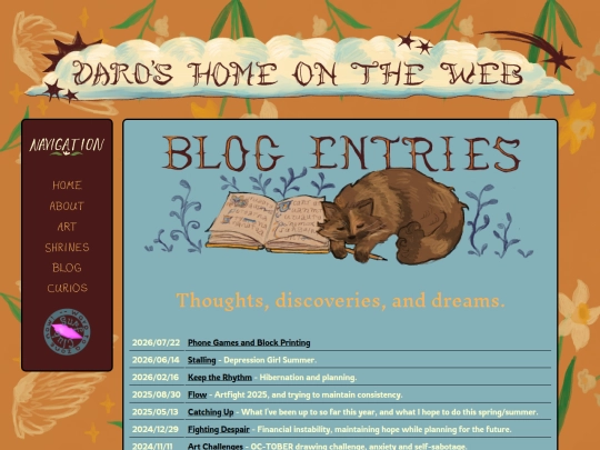 blog screenshot