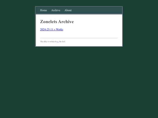 archive screenshot