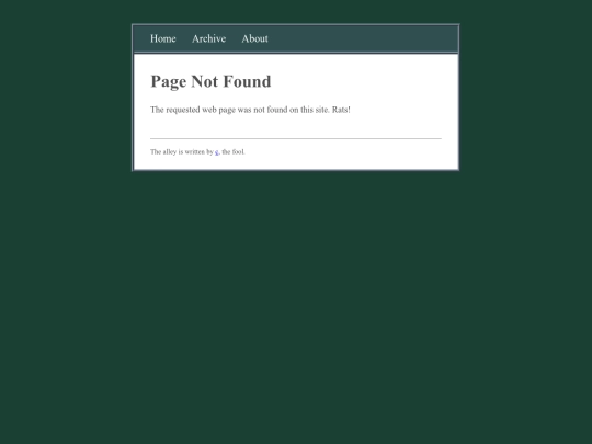 not_found screenshot