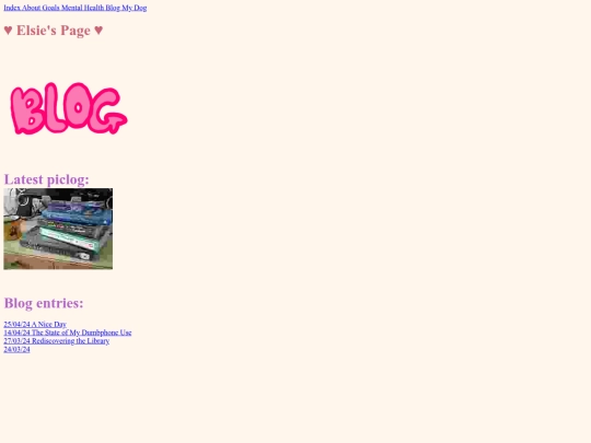 blog screenshot