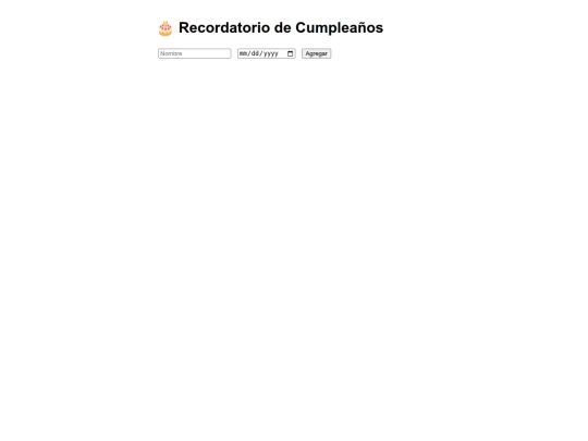 cumple screenshot